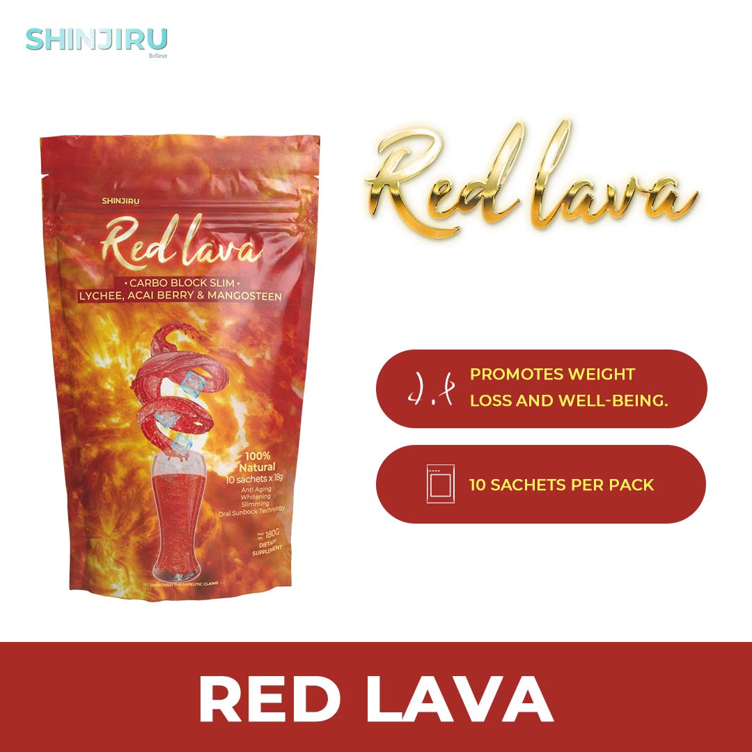Red Lava Carbo Block Slim Shinjiru Beauty and Wellness