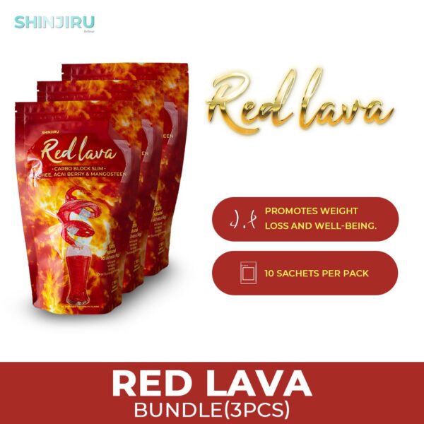 Red Lava Carbo Block Slim 3pcs Bundle