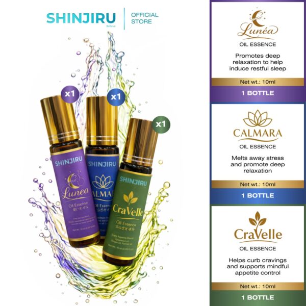 Shinjiru Signature Oil Essentials | 3-In-1 Bundle